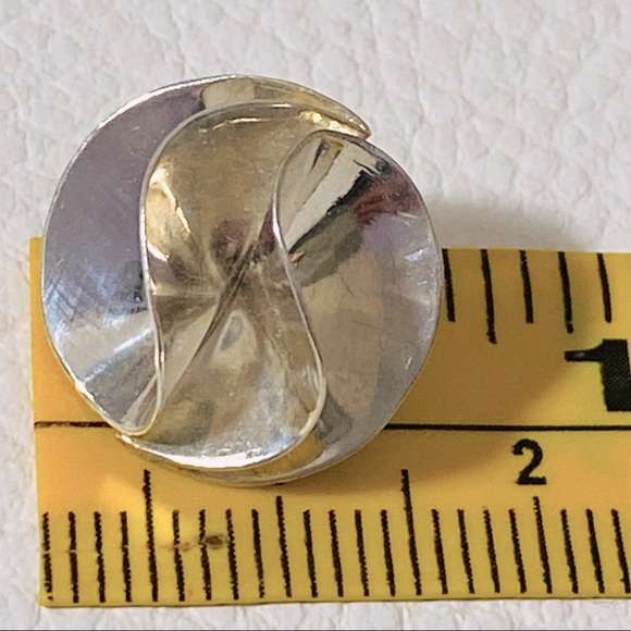 Handmade sterling silver earrings. - Picture 5 of 5